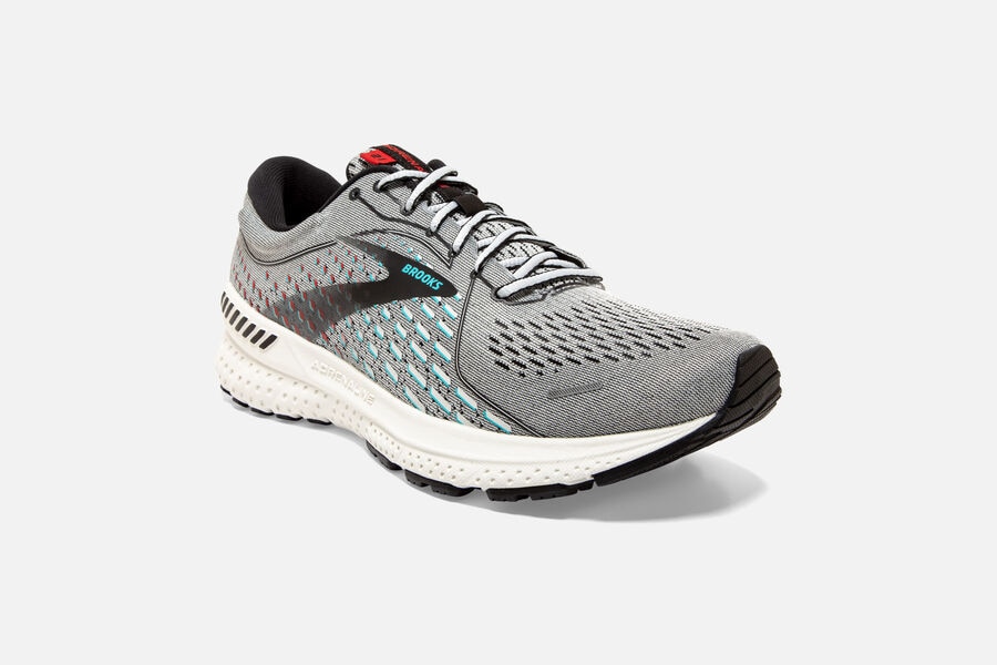 Brooks Adrenaline Gts 21 Road Loopschoenen Heren - Grijs - 153860DQT